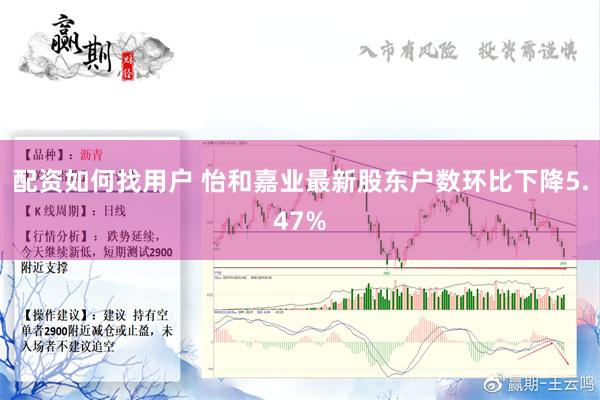 配资如何找用户 怡和嘉业最新股东户数环比下降5.47%