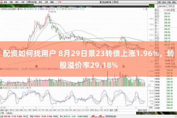 配资如何找用户 8月29日景23转债上涨1.96%，转股溢价率29.18%