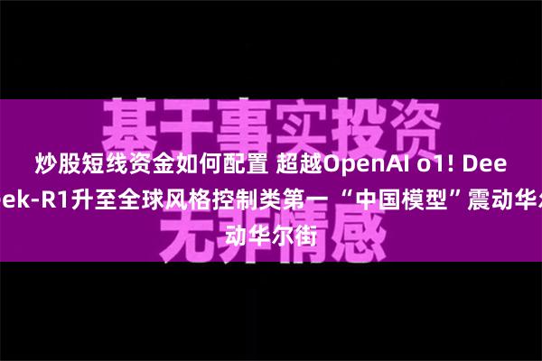 炒股短线资金如何配置 超越OpenAI o1! DeepSeek-R1升至全球风格控制类第一 “中国模型”震动华尔街